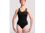 Ladies Mesh Back Leotard (Black)